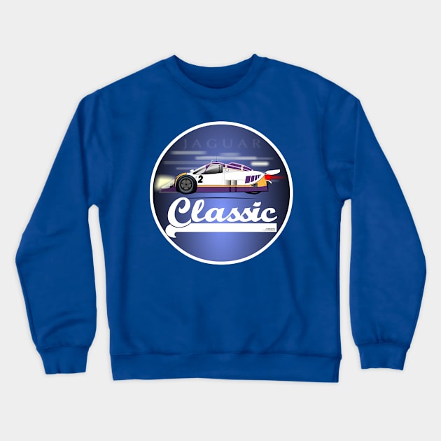 TWR Jaguar_LeMans Crewneck Sweatshirt by Cirebox